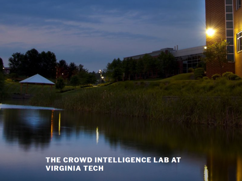 Crowd Intelligence Lab at Virginia Tech